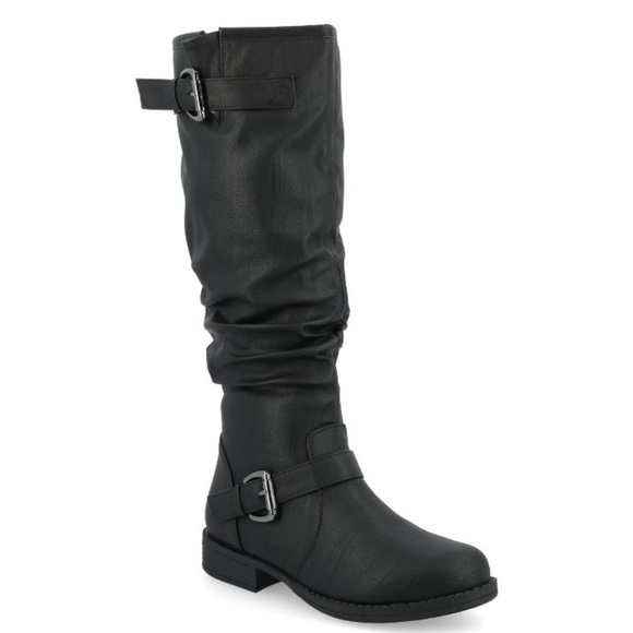 Journee Collection Shoes - Journee Collection Black Over the Knee Boots